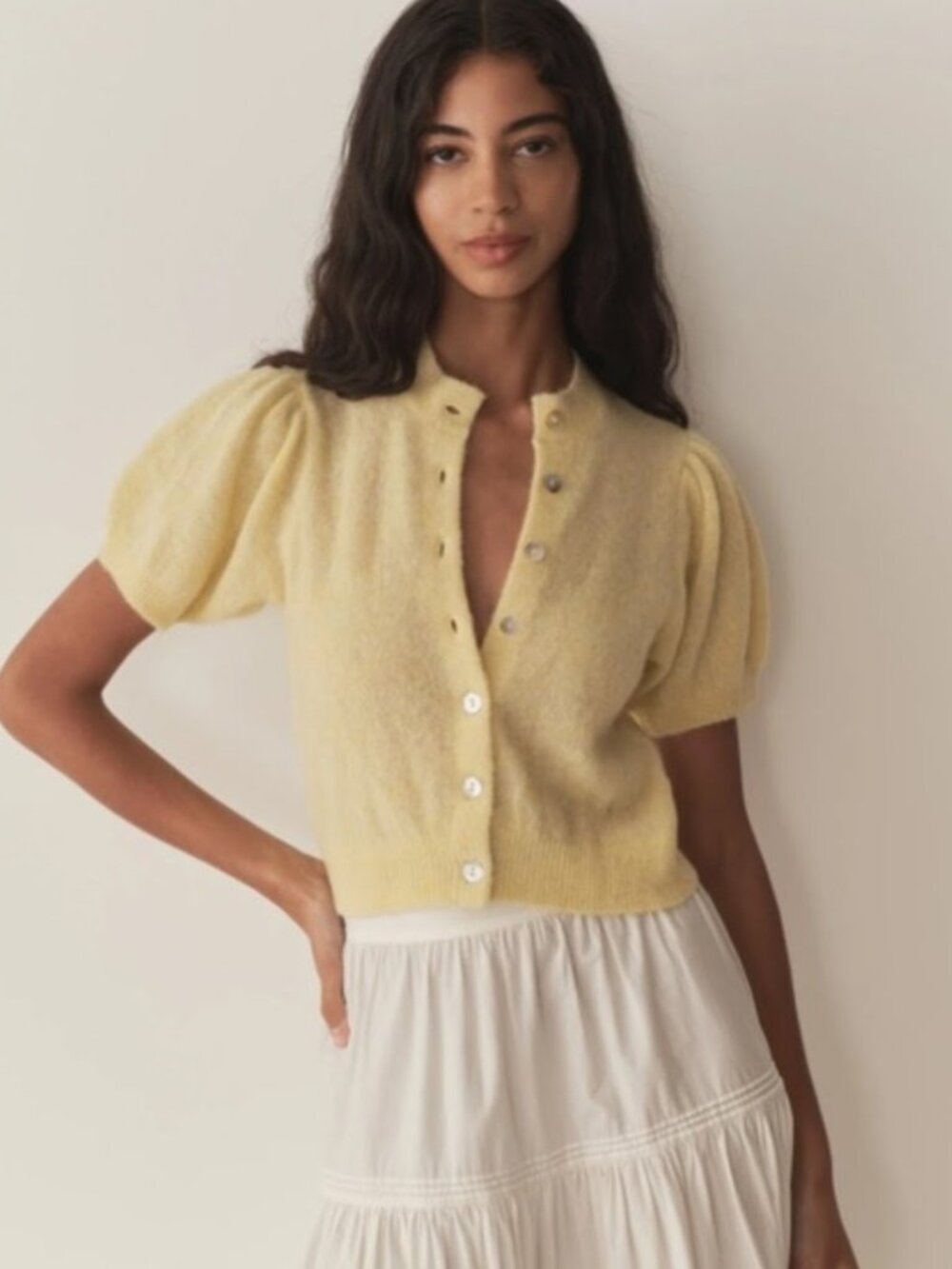 Doen Anisa Cardigan in Dandelion XS